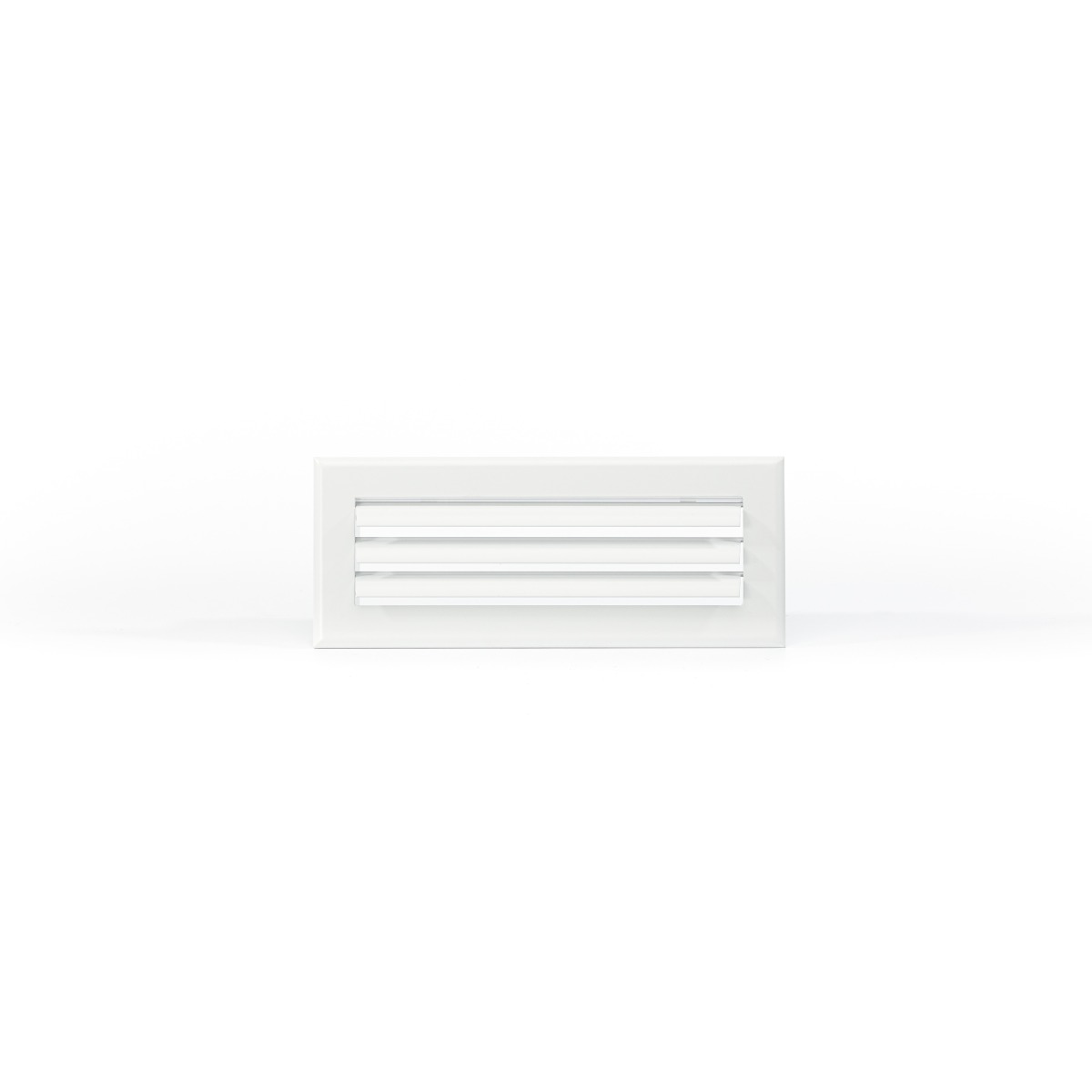 Grille lame courbe 300x100 blanc mat