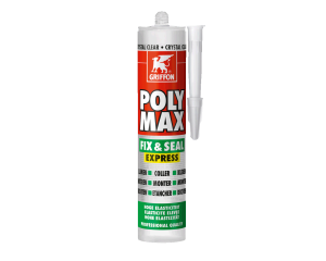 Mastic polymère POLYMAX FIX&SEAL transparent - 300g