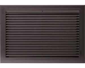 Grille de reprise ailettes droites 600x400 anthracite