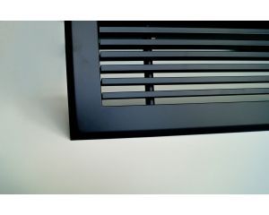 Grille soufflage linéaire 1000x100 noir