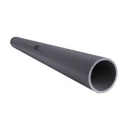 Tube PVC 32x3mm x 2m long prémanchonné gris clair NFE + NF Me