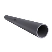 Tube PVC 40x3mm x 2m long prémanchonné gris clair NFE + NF Me