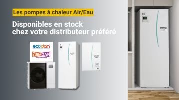 Les pompes à chaleur air-eau Mitsubishi Electric disponibles en stock !